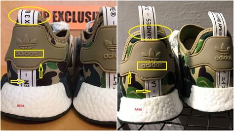 adidas bape nmd fake|are nmd shoes real.